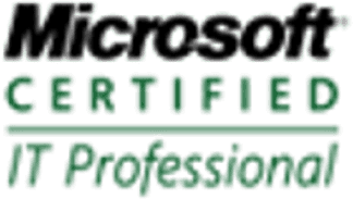 Microsoft Certified IT Professional certification badge