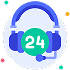 24/7 Monitoring and Security Icon